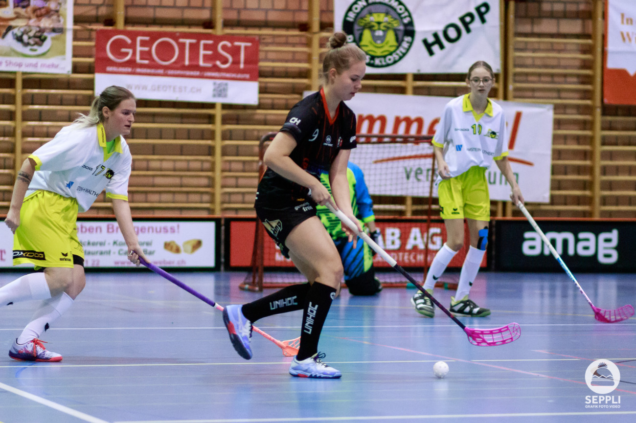 Pia Kordeuter wechselte als Juniorin aufs Grossfeld und ist nun wieder zurück bei den Red Devils.