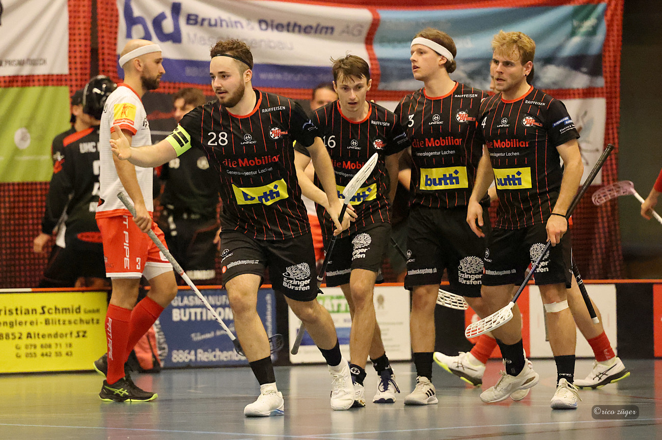 Fabio Diethelm führte das Team als Captain aufs Feld und wurde zum besten Spieler der Partie gewählt.