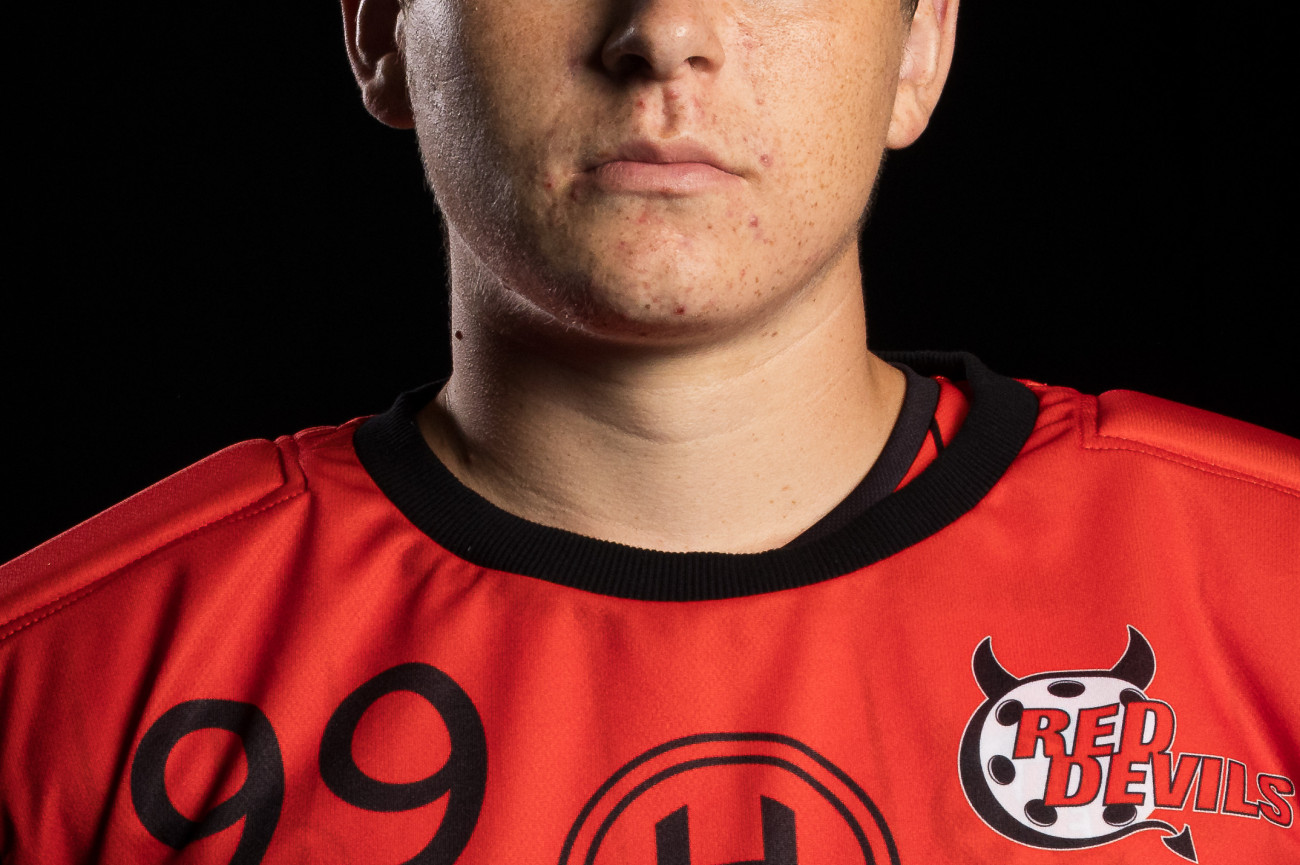 Amrein der zum MVP gewählt wurde, nach mehreren Glanzparaden für die Devils.