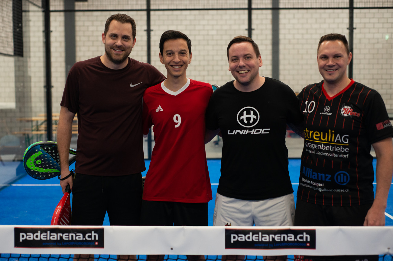 Nach den Spielen nahmen sich die Stars des Herren 2 auch noch Zeit für die Medien und lächelten um die Wette.